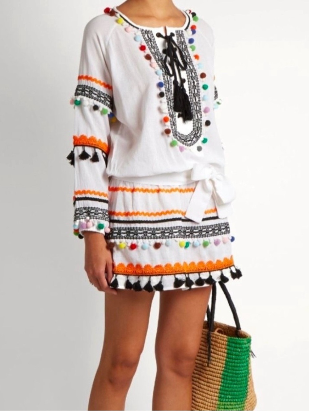 Dodo Bar Or White Lightweight dress
